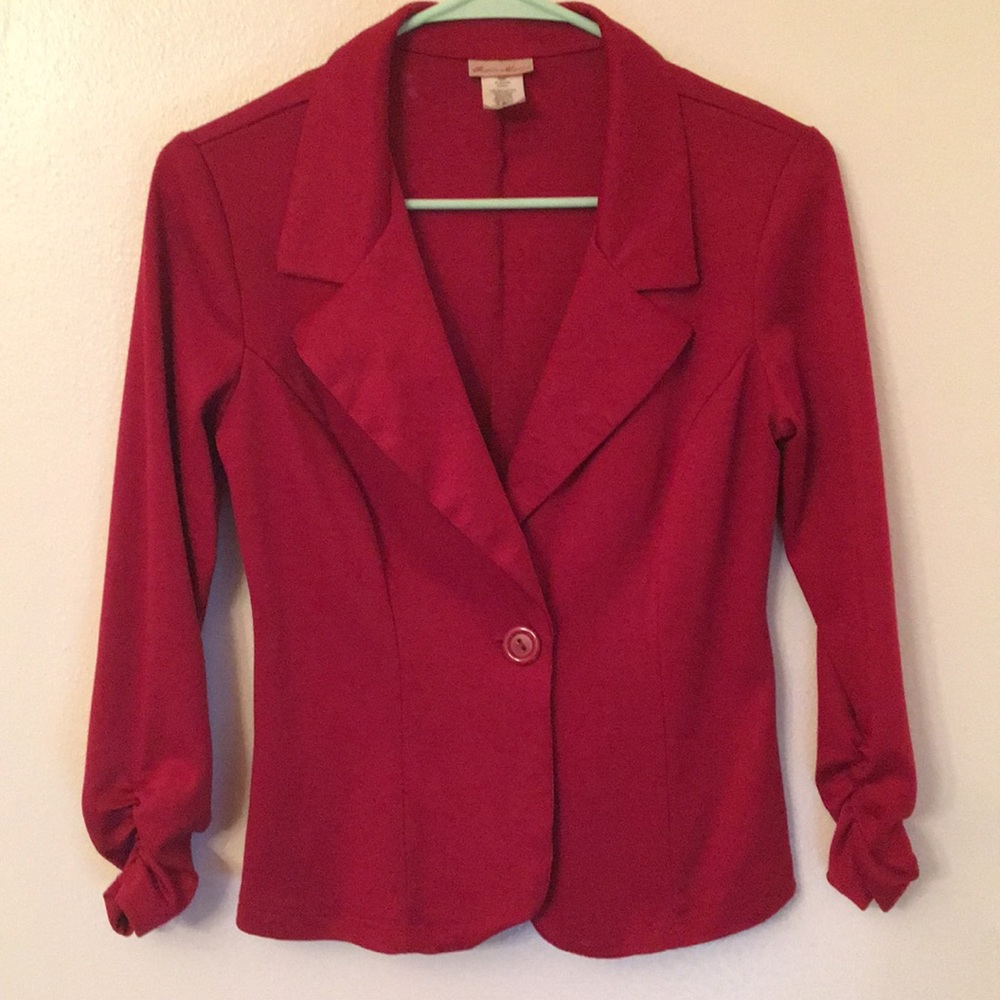 Fashion Magazine Red Blazer
