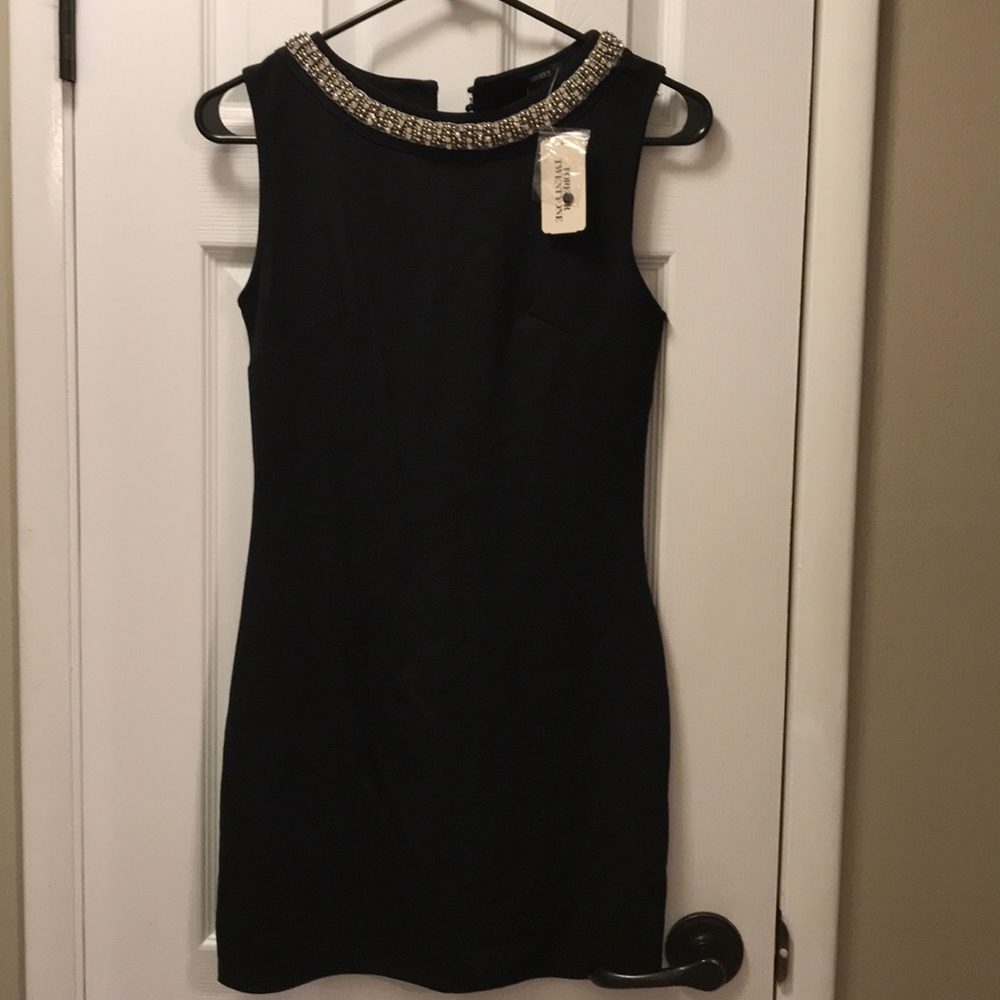 Black cocktail dress