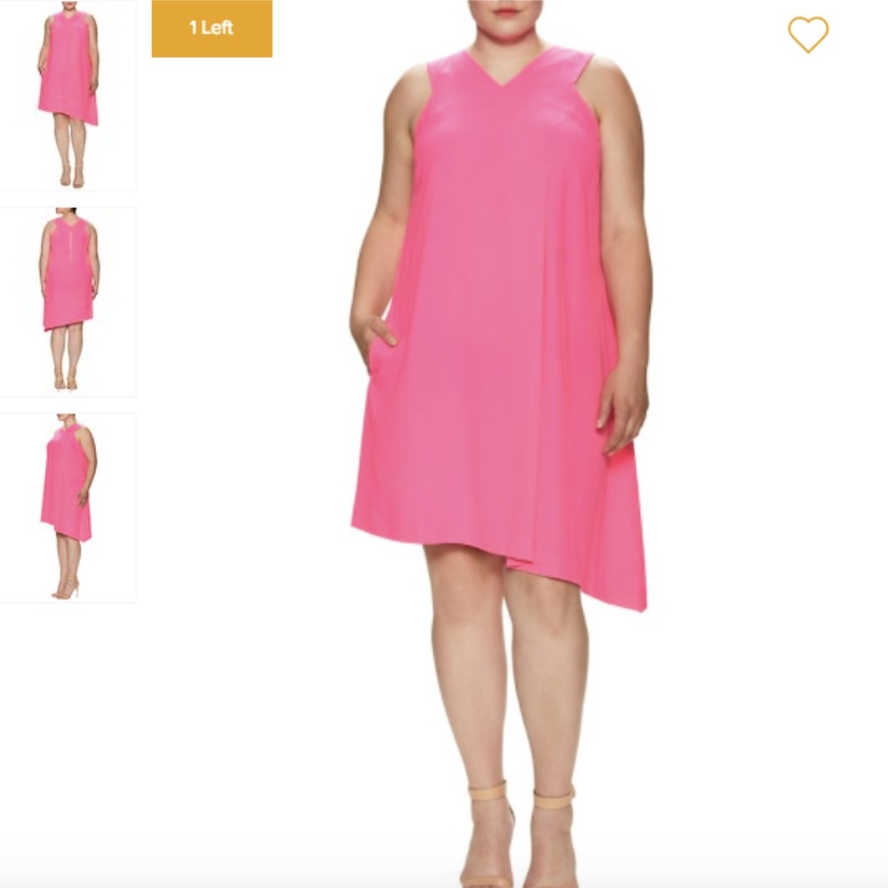 NWOT RACHEL Rachel Roy Asymmetrical Hem Dress