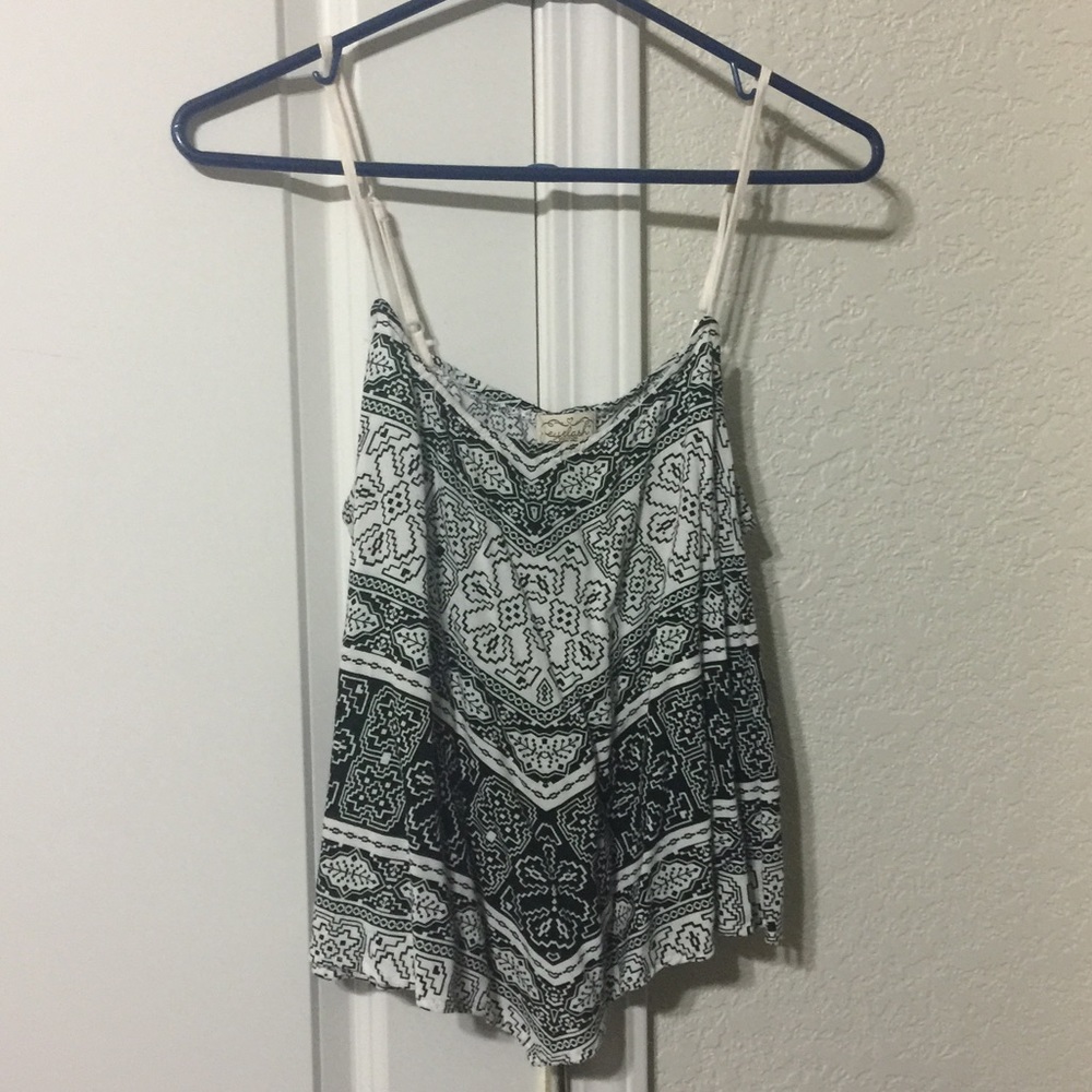 A crop tank top