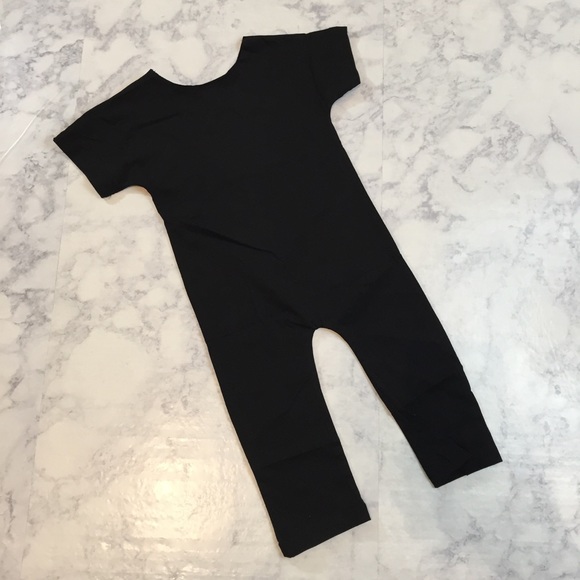 NWT Jump Around Co. Black "Uh Oh" Printed Romper - Picture 5 of 5