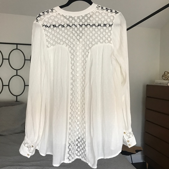 Free People Tops - 🌺SALE🌺Free People oversized lace blouse