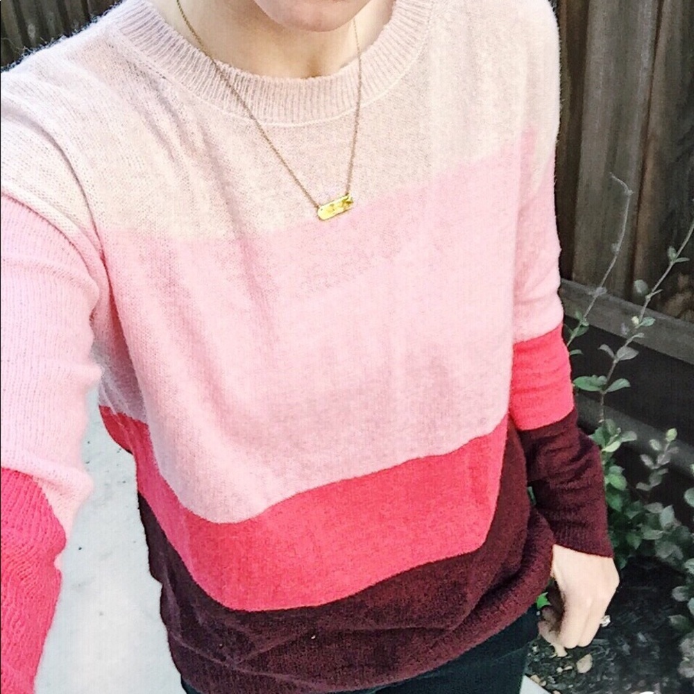 Color Block Sweater