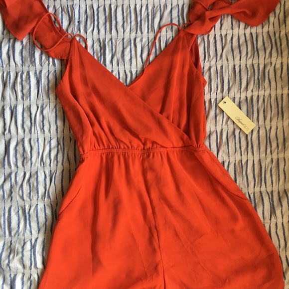 Orange/red romper - Picture 2 of 2