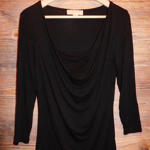 Michael Kors Draped Long Sleeve Sz S