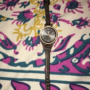 Fossil gold/gray watch