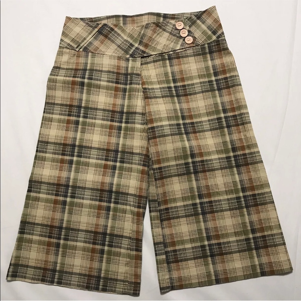 Women’s TWENTY ONE Plaid Capris Pants Size L