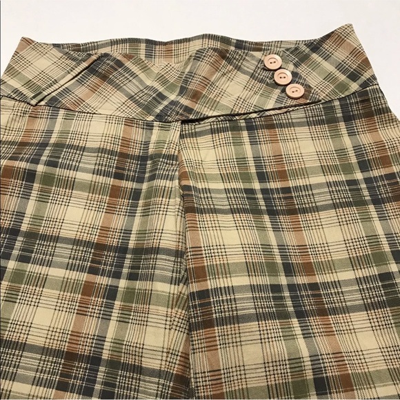 Women’s TWENTY ONE Plaid Capris Pants Size L - Picture 2 of 6