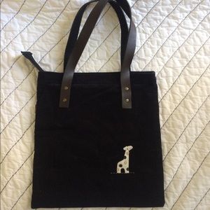 Corduroy tote bag