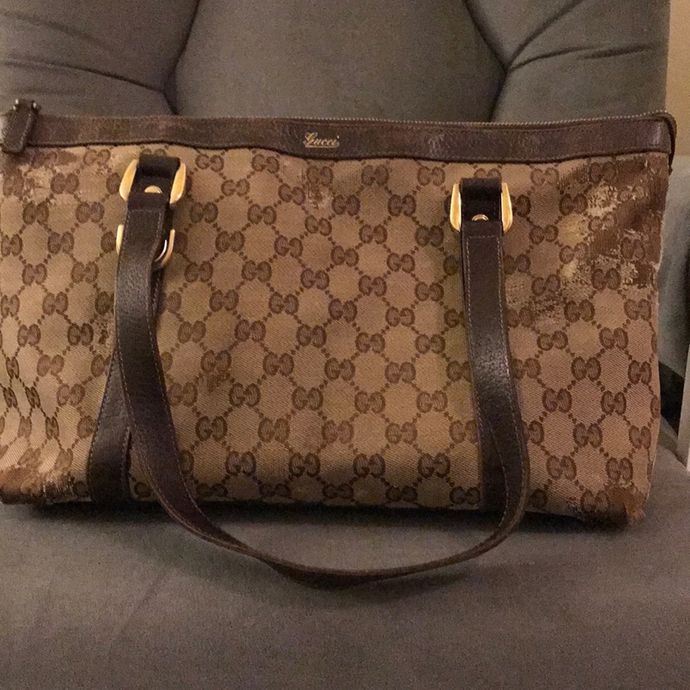 Gucci Abbey Tote GG Canvas Medium