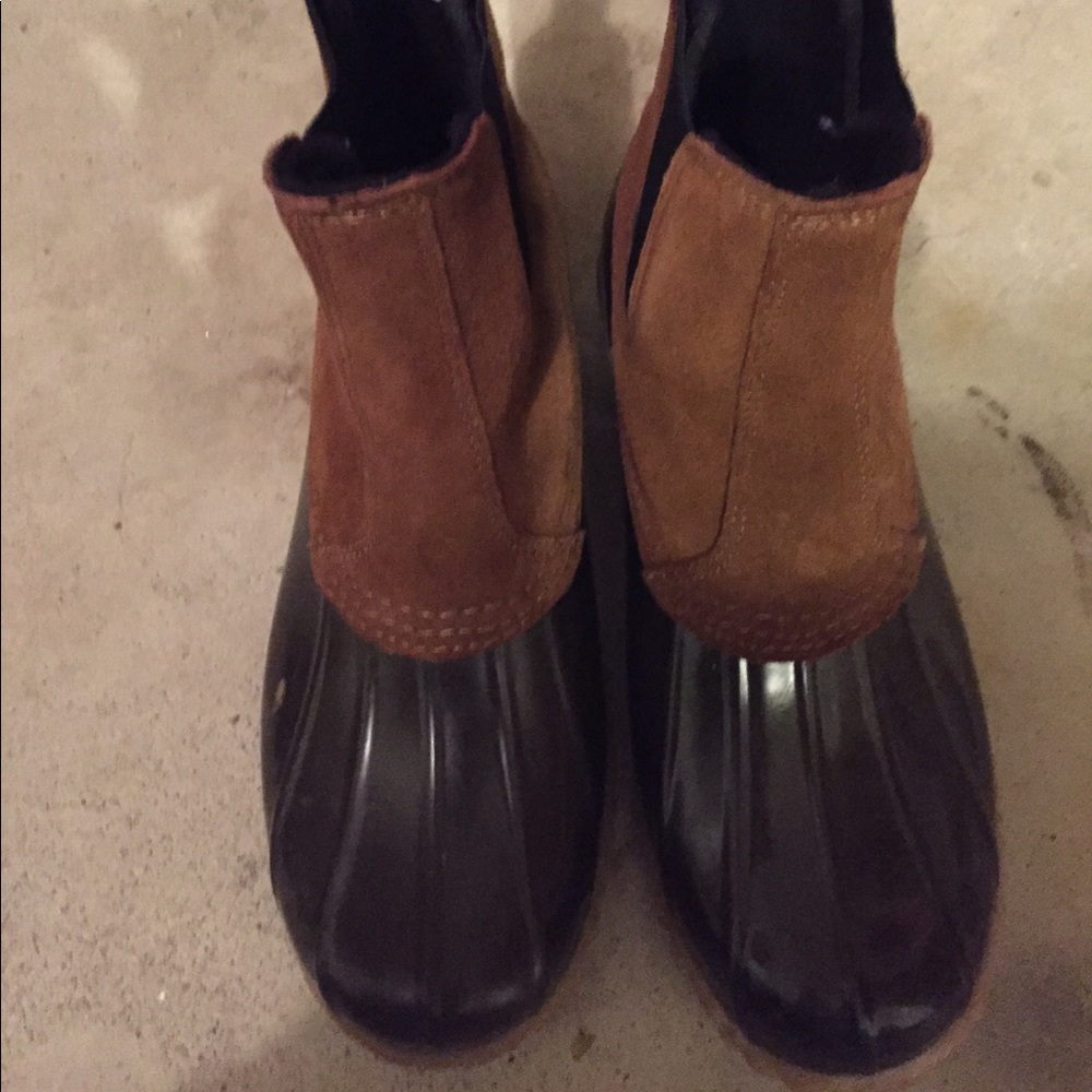 Bass leather weather boots