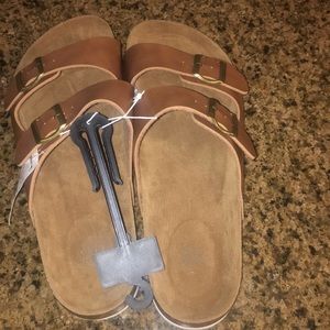 Rock Republic men’s brown/Cognac sandals XL (12/13