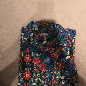 Merona colorful print blouse