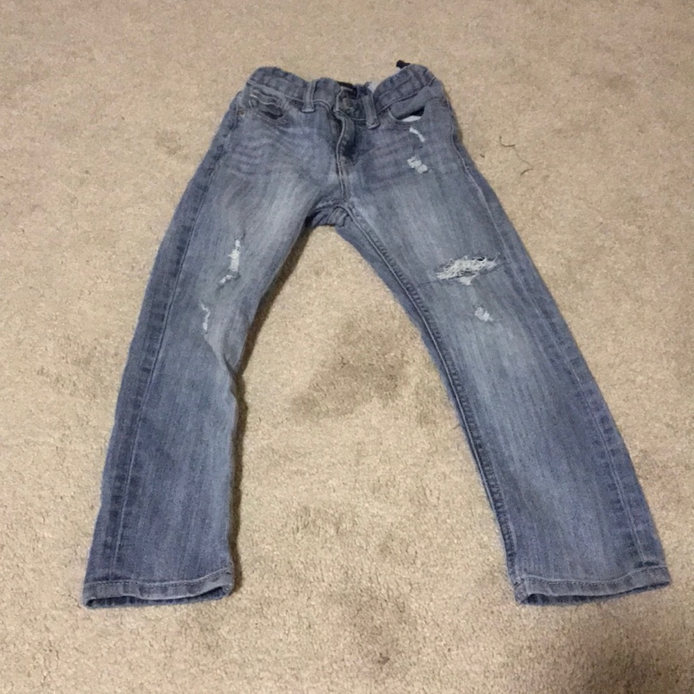 Girls Levi distressed boyfriend jean
