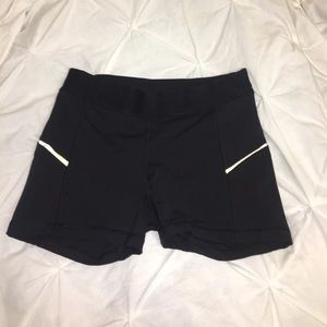Lululemon Black Spandex Running Shorts
