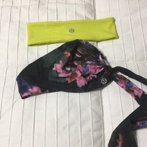 Lululemon headband and wrap