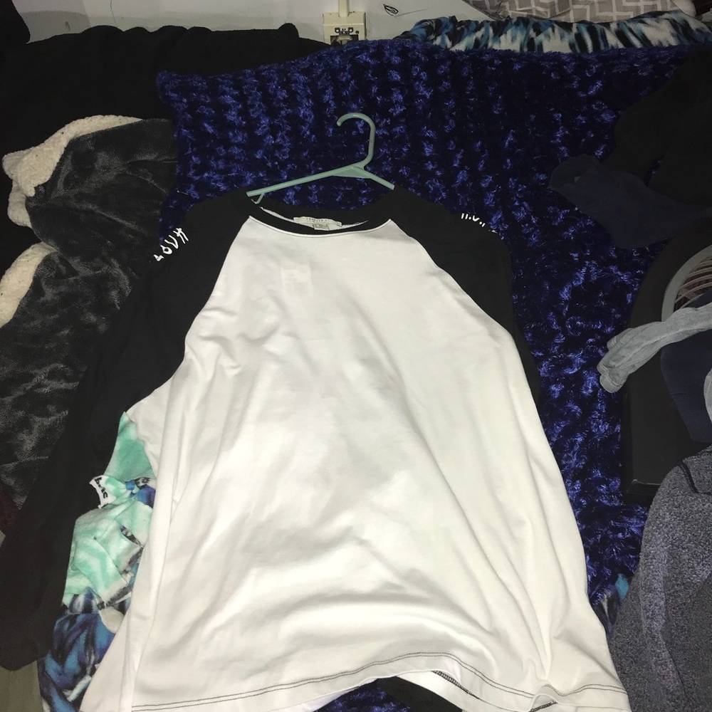 H.O.P.E long sleeve shirt black and white