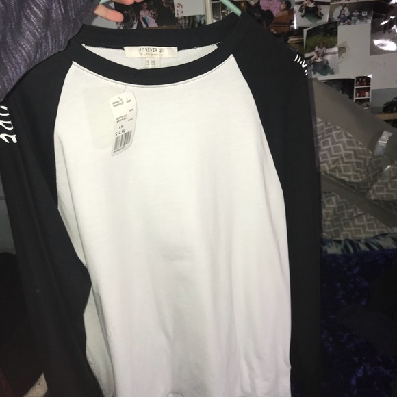 H.O.P.E long sleeve shirt black and white - Picture 4 of 5