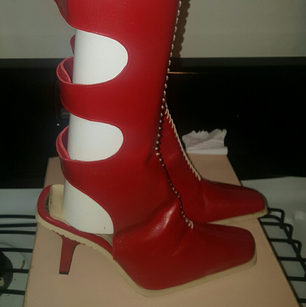 Diesel red, Gladiator boots