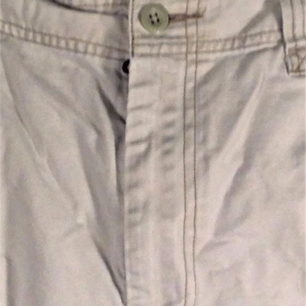 Old Navy Mens Cream Cotton Cargo Shorts 32