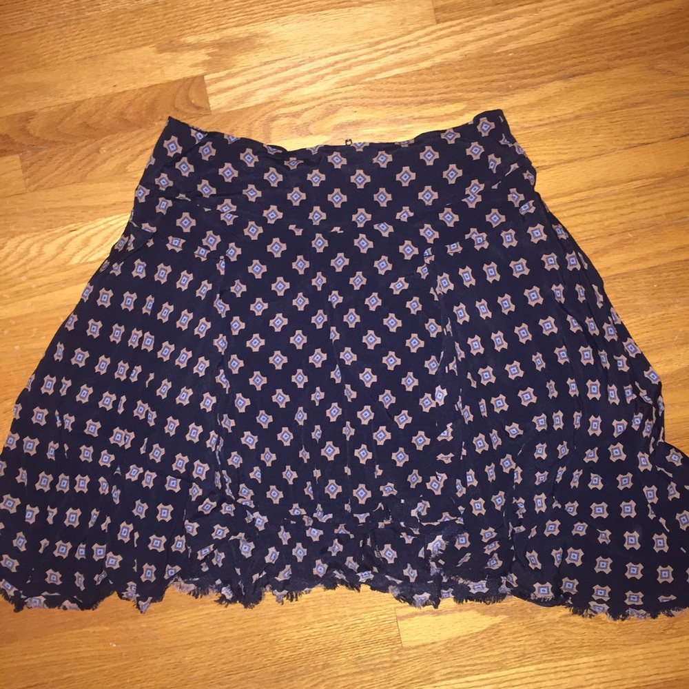 Free People never worn patterned skirt