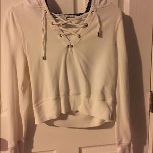 American rag crop hoodie !