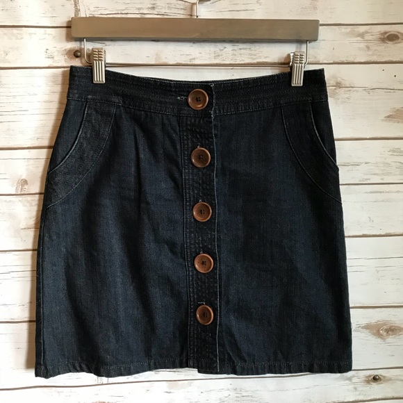 Boden Preppy Pink Denim Mini Skirt UK 8L CD001 main image 0