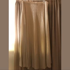 Zara sparkly gold skirt