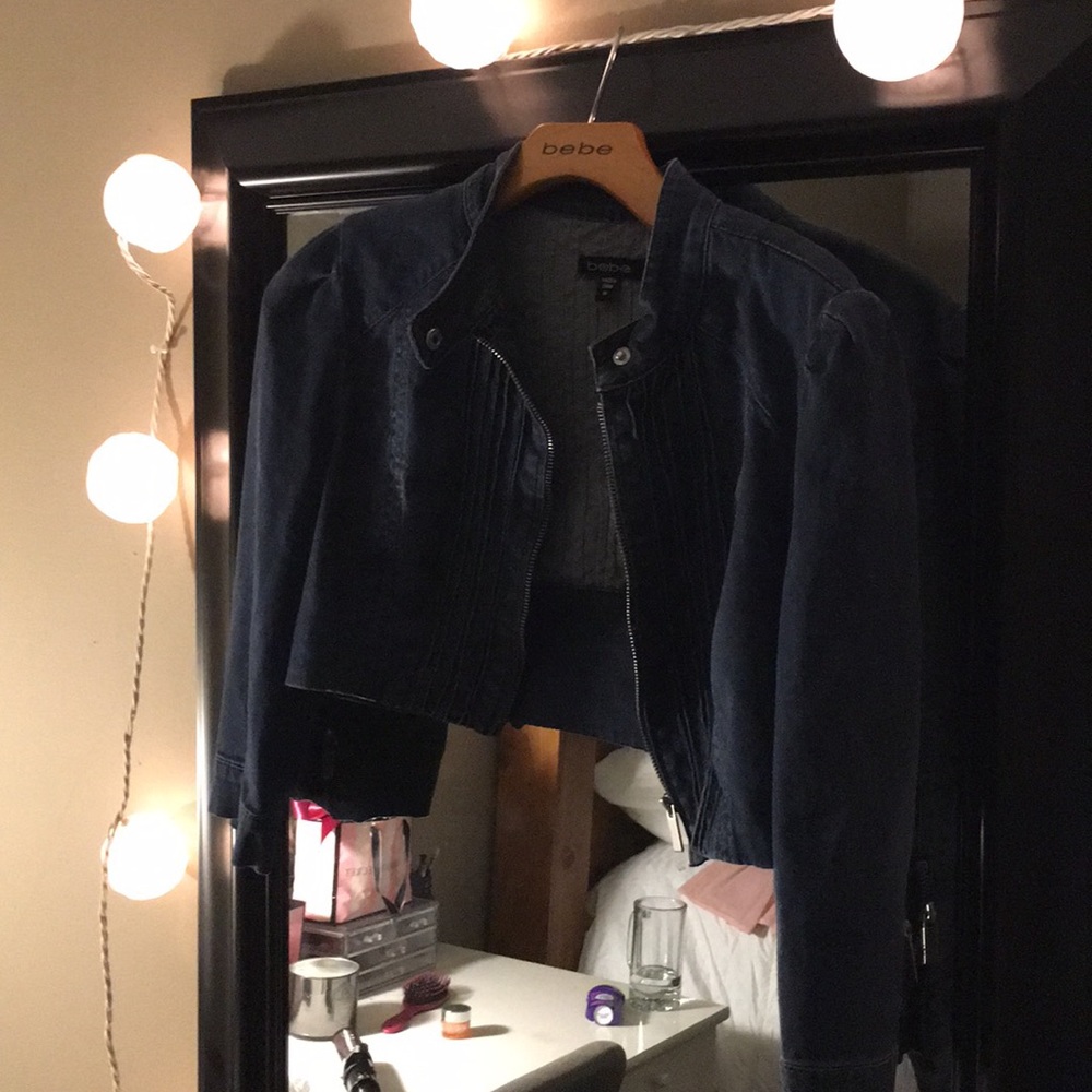 Crop denim jacket from bebe