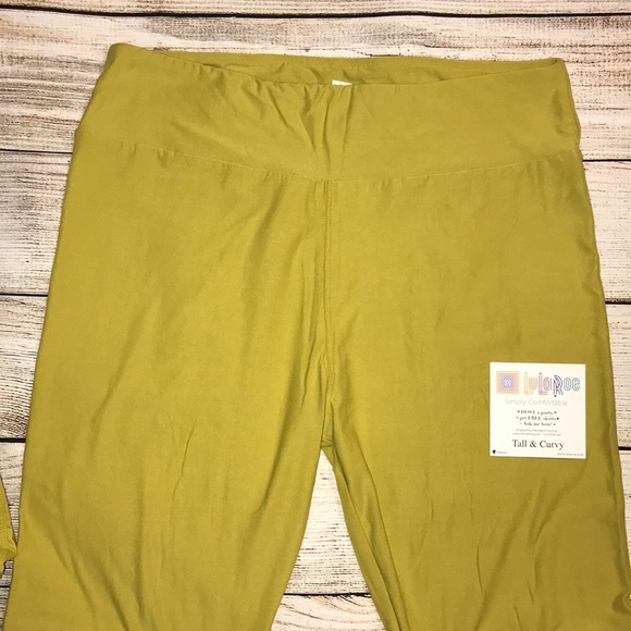 NWT LuLaRoe TC leggings - mustard yellow - Picture 2 of 5