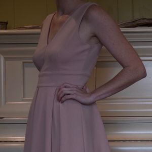 Light Pink Backless Short Dress Medium Haute Monde