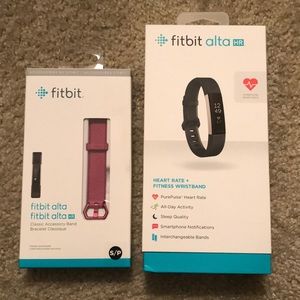Fitbit Alta with replacement band