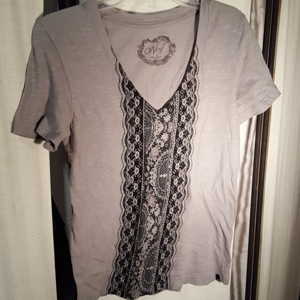 Ladies short sleeve O'Neill shirt size large