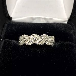 14k Diamond anniversary ring