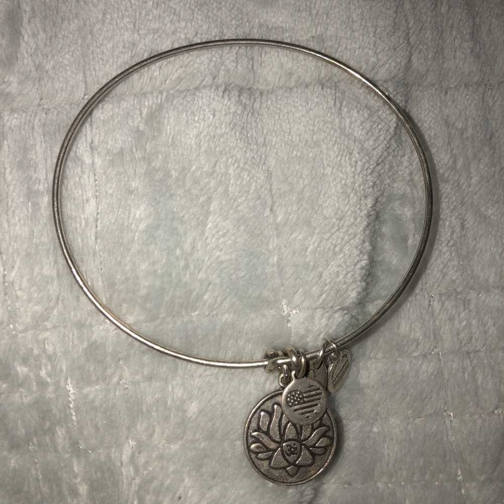 Alex and ani lotus flower bracelet