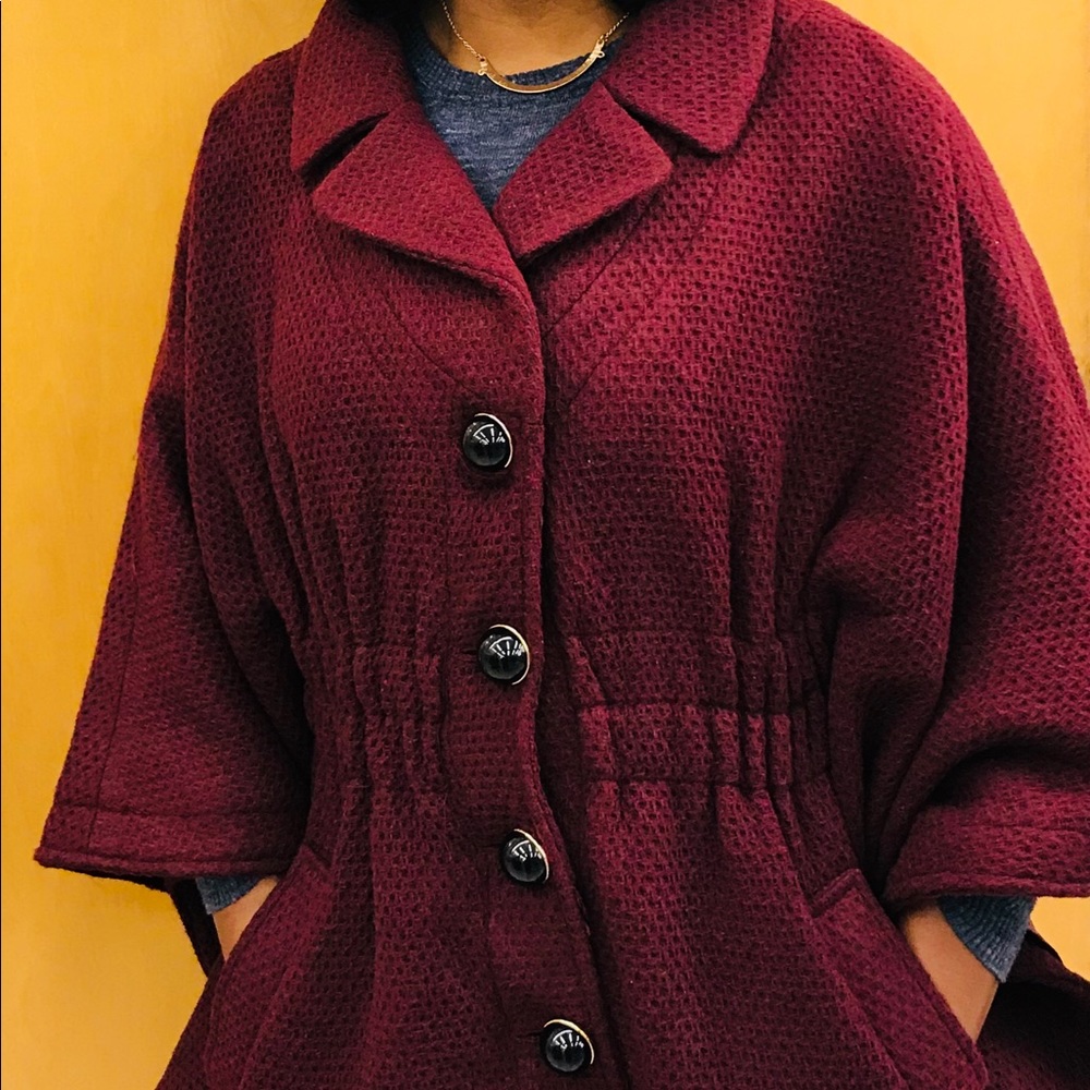 Beautiful Poncho Steve Madden Coat!!