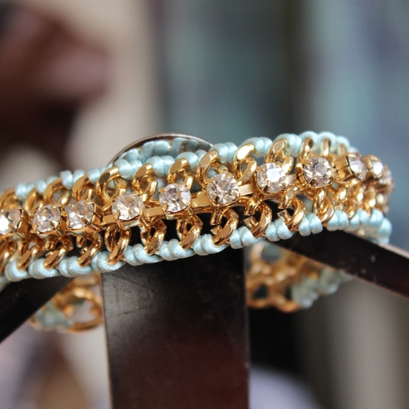 Surrender Powder Blue Woven Bracelet - Picture 1 of 5