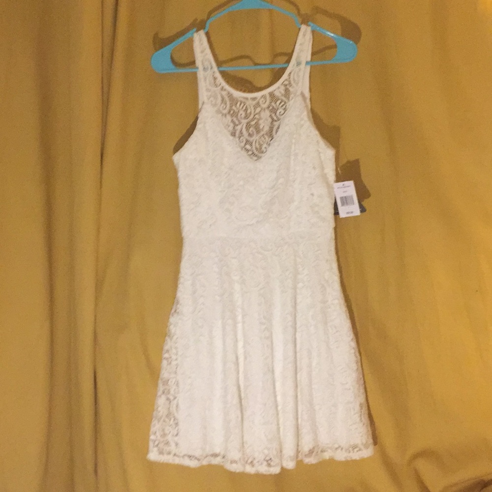 White lacy dress