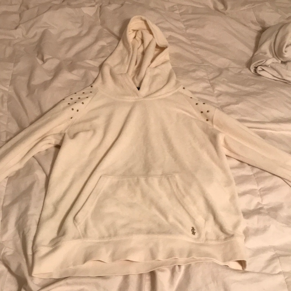 White juicy couture Swede hoodie