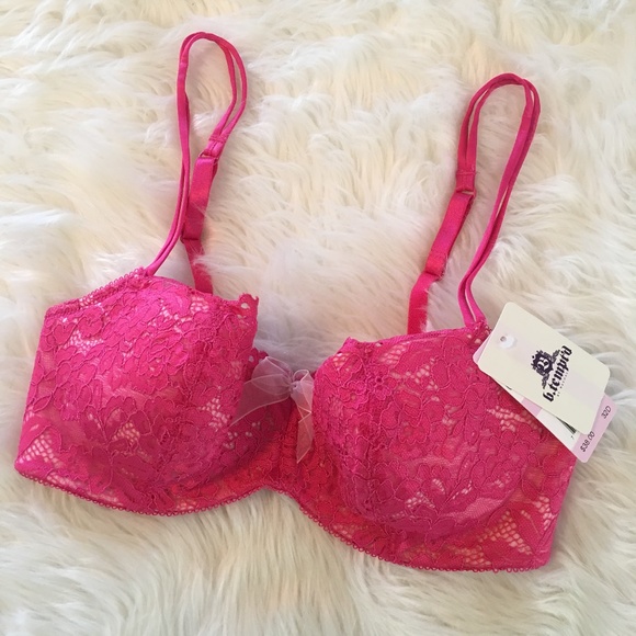 Wacoal b.tempt'd Pink Fuschia Balconette Bra - Picture 4 of 6