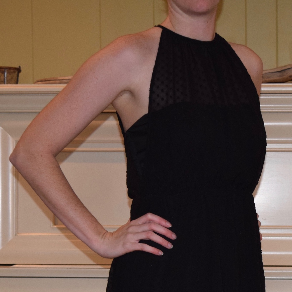 Black Double Layer Dress