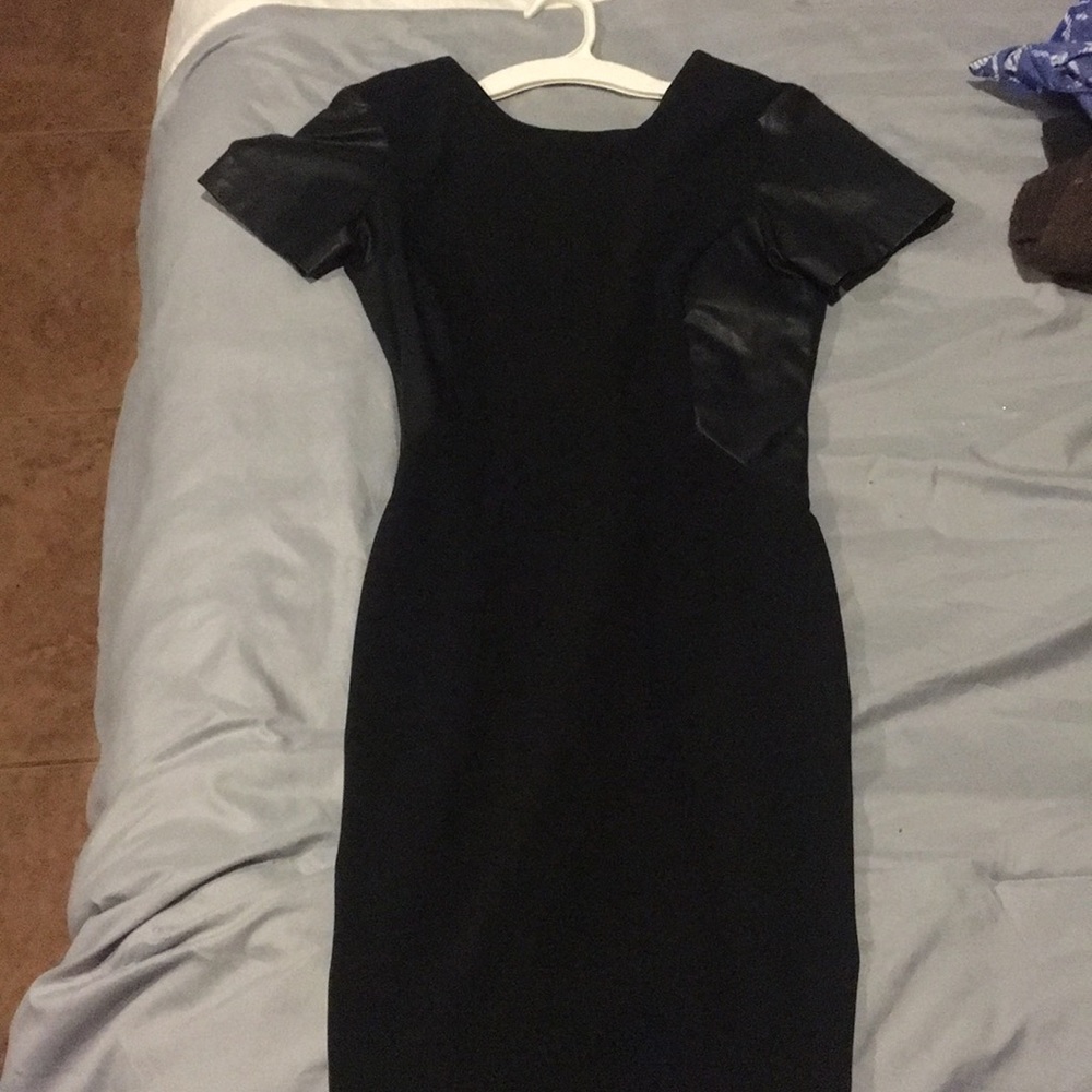 Zara leather dress