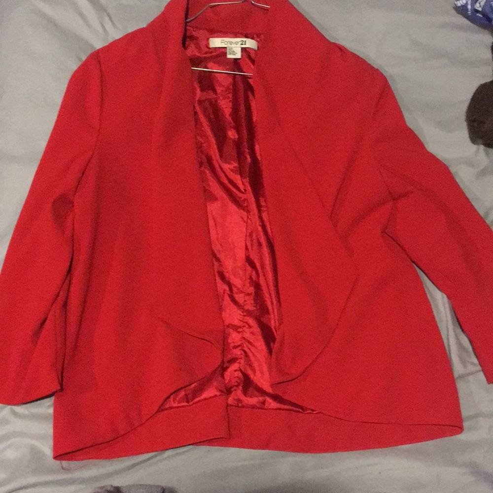 Red blazer