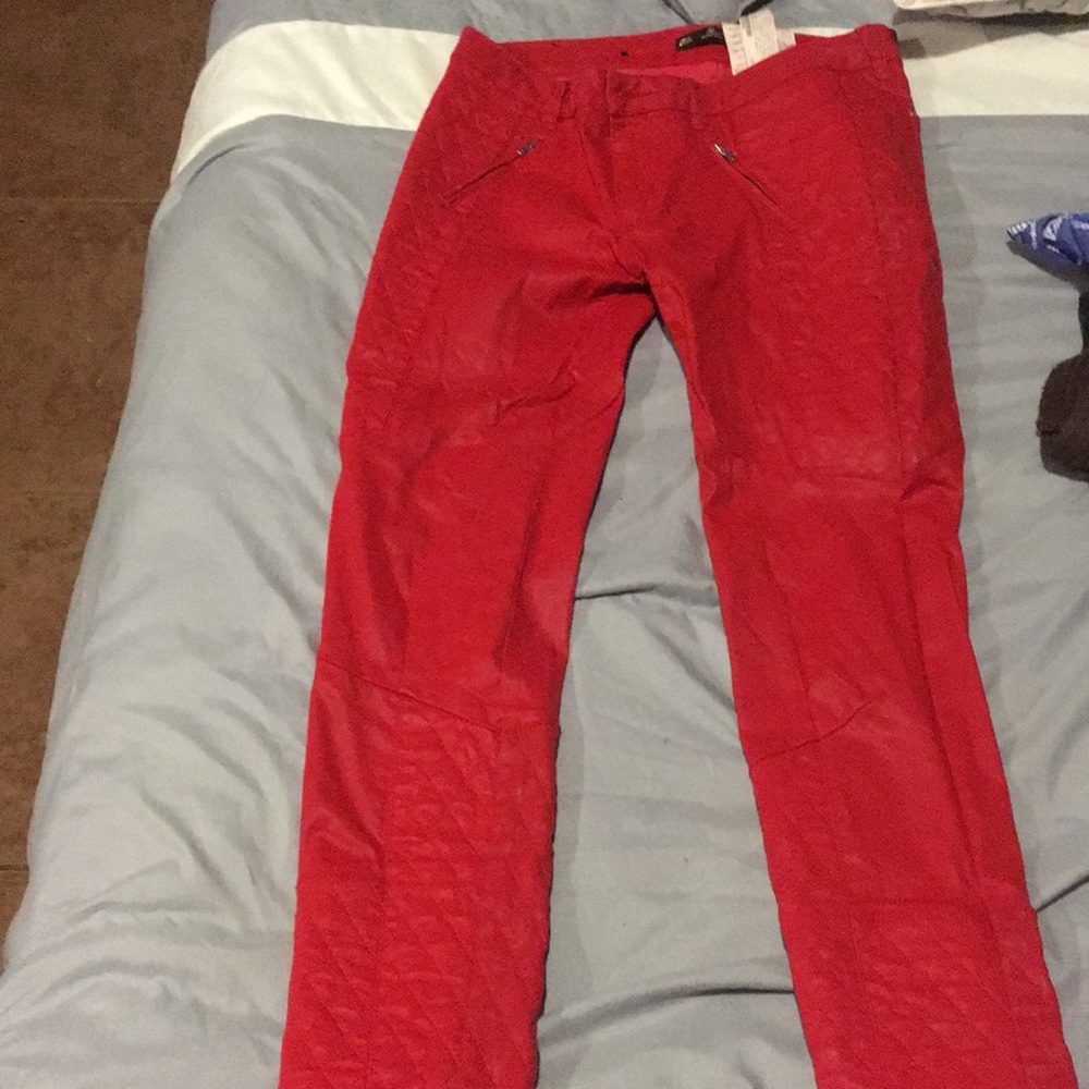 Zara leather pants