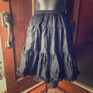 American Apparel black petticoat