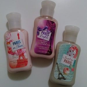 Bundle of Travel sized B&BW Ltd Ed Paris lotions