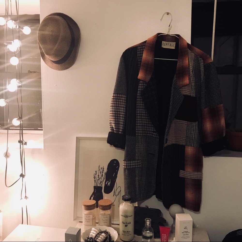 Color block blazer