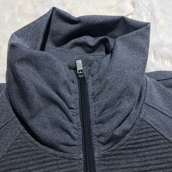 Athleta Cowl Neck Full Zip Sweatshirt - Picture 4 of 8