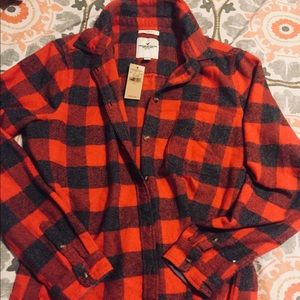 Large American Eagle Flannel.