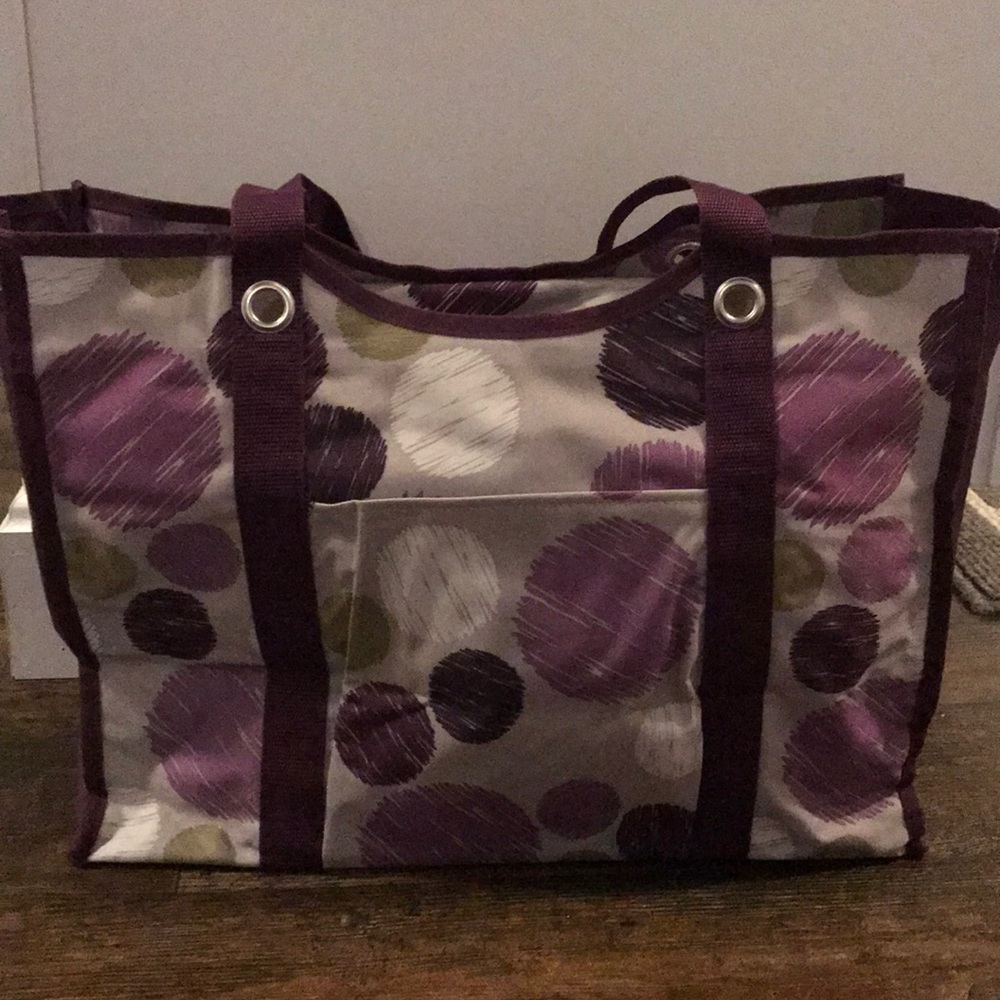 Thirty One All Day Organizing Tote Sketchy Dot